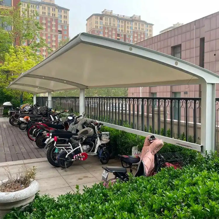 法库县膜结构电动车棚